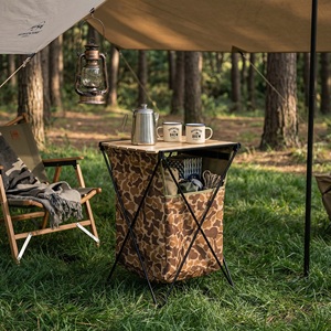 Table de pique-nique pliante en aluminium <span class=keywords><strong>Qing</strong></span> <span class=keywords><strong>Mu</strong></span>, personnalisée, pour le camping en plein air, légère et mobile - Product Image 3