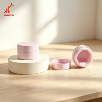Pot en plastique vide 5g avec spatule pour gel UV, emballage cosmétique rond pour soins de la peau, fabrication OEM/ODM sur mesure, directement de l'usine