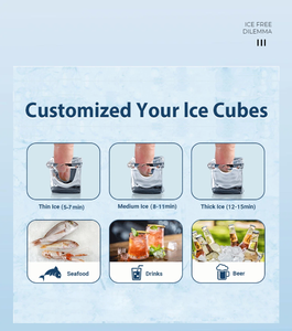 <span class=keywords><strong>Blg</strong></span> 5ton Ice Machine Macchina per il ghiaccio a cubetti di grande capacità con raffreddamento ad acqua - Product Image 5