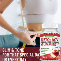 Gummies Délicieuses au Vinaigre de Cidre de Pomme Keto BHB Halal pour un Ventre Plat – Compléments Alimentaires Minceur OEM
