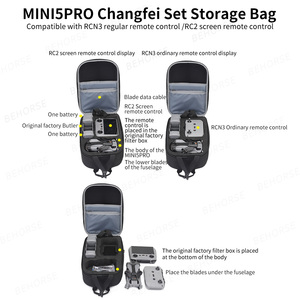 Göğüs çanta düzenleyici için DJI Mini 5 Pro RC <span class=keywords><strong>2</strong></span>/RC-N3 taşınabilir omuzdan askili çanta DJI Mini 5 Pro Drone için Crossbody çanta aksesuarları - Product Image 4