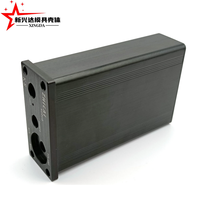 Boîtier d'amplificateur de casque en alliage d'aluminium 88x38mm, panneau frontal usiné CNC pour module récepteur audio numérique HiFi