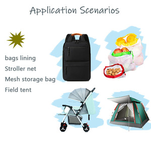 Лидер продаж, 2023 ткань с внутренней подкладкой, 100 полиэстер, легкая непрозрачная сетчатая ткань для стульев, сумка для покупок одежды - Product Image 5