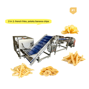 低投資半自動太郎キャッサバサツマイモクリスプチップス生産ライン - Product Image 2
