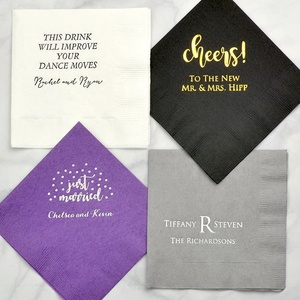 <span class=keywords><strong>Serviettes</strong></span> en <span class=keywords><strong>papier</strong></span> <span class=keywords><strong>personnalisées</strong></span> <span class=keywords><strong>de</strong></span> haute qualité, imprimées, pour restaurants, cocktails, etc. - Product Image 2