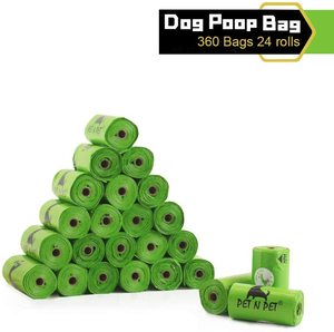 Venta caliente respetuoso del medio ambiente de alta calidad logotipo personalizado impreso biodegradable perrito bolsas de basura para perros - Product Image 2