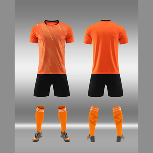 Maglie da Calcio Estive a Manica Corta per Allenamento, Uniformi da Calcio ad Asciugatura Rapida, <span class=keywords><strong>Kit</strong></span> Personalizzati 100% Poliestere - Product Image 4