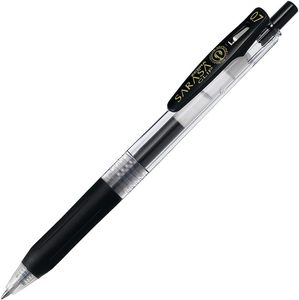 Bulk Supply 5-pack Vibrant Colors Smooth Writing 0.7mm Black Sarasa <b>Clip</b> Gel Ballpoint Pen - Product Image 1
