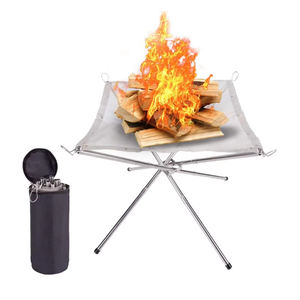 Plier le camping d'urgence en plein air feu de joie <span class=keywords><strong>cheminée</strong></span> poêle ss foyer légèrement pliant - Product Image 4
