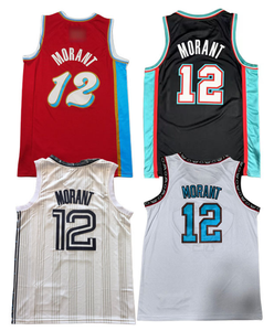 เสื้อบาสเก็ตบอลอเมริกันคุณภาพสูงปี 2026 แบบเย็บอย่างดี หมายเลข 12 มอรันต์ 36 มาร์คัส สมาร์ท 22 เดสมอนด์ เบน 23 เดอร์ริก โรส 17 ยูกิ คาวามูระ - Product Image 1