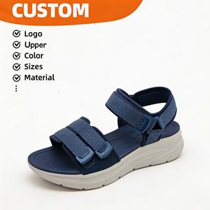 Nuovi <span class=keywords><strong>Sandali</strong></span> Sportivi da <span class=keywords><strong>Donna</strong></span> con Plateau, Cinturino Regolabile in Velcro, Suola Spessa Antiscivolo, Scarpe da Passeggio Ortopediche - Product Image 5