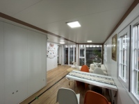 Conteneur mobile extérieur extensible à installation rapide, conteneur pliable en acier préfabriqué pour usage domestique