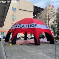 Tente dôme gonflable personnalisée avec logo, auvent publicitaire extérieur, tente araignée pour expositions, promotions, salons professionnels
