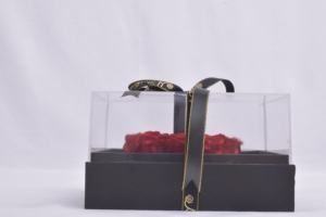 Vendita calda fornitura di fabbrica decorazione regalo conservato Rose con scatola acrilica a forma di <span class=keywords><strong>cuore</strong></span> rosa regalo - Product Image 3