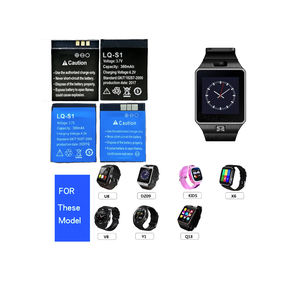 แบตเตอรี่ลิเธียมไอออนแบบชาร์จได้สำหรับนาฬิกาอัจฉริยะ Dz09 แบตเตอรี่สำหรับนาฬิกาอัจฉริยะ Qw09 <span class=keywords><strong>W8</strong></span> A1 V8 X6 - Product Image 2