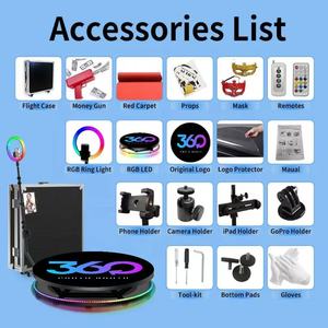 2025 High Quality <strong>360</strong> <strong>Photo</strong> <strong>Booth</strong> Machine Enclosure Backdrop Automatic Top Spinner <strong>360</strong> <strong>Photo</strong> <strong>Booth</strong> Sky <strong>360</strong> Video Camera <strong>Booth</strong> - Product Image 4