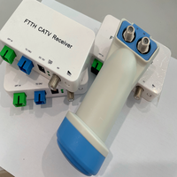 Ku/C Bande Numérique RF à si Récepteur Satellite Universel Large Bande LNBF SatTV LNB pour FTTH CATV Optique LNB SMATV Fibre