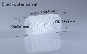 <span class=keywords><strong>ARLIT</strong></span> Offre Spéciale 10 pouces OD 68 40 ID 64 34 de PTFE PES PP cartouche filtrante plissée Cage extérieure noyau intérieur pour système de filtration - Product Image 6