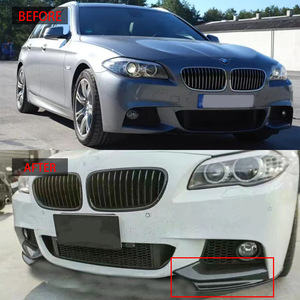 Bmw F10 Front Bumper <b>Corner</b> <b>Protector</b> Glossy Black Abs Material Left Side 2011-2016 - Product Image 2