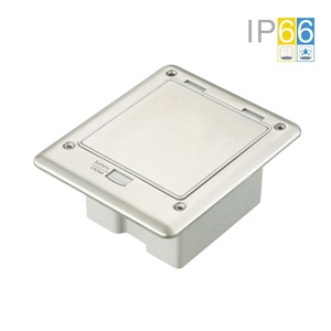 Caja de Conexión <span class=keywords><strong>para</strong></span> Piso Sinoamigo, Resistente al Agua con Certificación IP66, Acero Inoxidable - Product Image 1