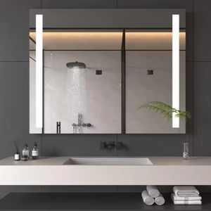 Specchio LED Bella Moderno Premium Senza Cornice, da Parete, su Misura, in Diversi Colori - Vendita Diretta dalla Fabbrica - Product Image 1