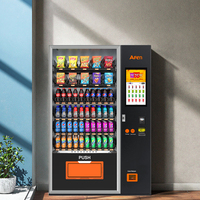 Distributeur automatique de snacks et de boissons de haute qualité AFEN, nouveau combo, pour la vente de nourriture et de boissons