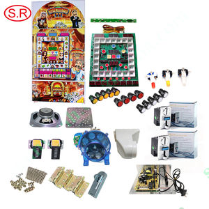 Arcade PCB Board Fruit King / Supper Million 3 multi Game Machine Kit con pulsante LED