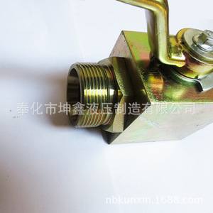 Válvula de Bola de Acero Inoxidable Kunxin YJZQ-J25, 775 psi, Alta Presión, Manual, para Aceite, Válvula de Bola Fija - Product Image 5