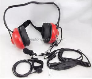 Auriculares con cancelación de ruido y micrófono <span class=keywords><strong>Boom</strong></span> estilo gancho para la oreja bidireccional para Radio Walkie Talkie - Product Image 3