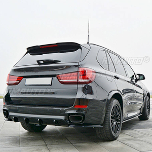 Alerón Trasero para Techo de BMW X5 F15 E70 E53 G05, Negro / Aspecto de Carbono, Decoración de Alerón Trasero para Automóvil, Tuning Universal - Product Image 4