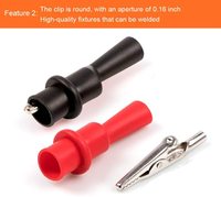 Professional Electric Testing Work 1000V 10A Alligator Clip Test Kit Banana Test Lead Probe Pure Copper Conductor