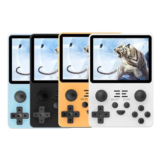 Powkiddy RGB20S Handheld Game Console 3.5 Inch IPS Screen Open Source System Nostalgic Retro PSP Joystick Arcade Game Player
