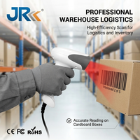 Escáner de Código de Barras JR Serie 720D, Lector Portátil USB 2D, Decodificación Rápida, CPU de 32 Bits, Plug and Play, para Uso en Comercios, Almacenes y Envíos