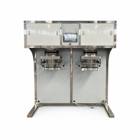 Máquina Automática de Llenado de Polvo de Doble Cabezal, Equipo de Empaquetado de Fertilizantes de Acero Inoxidable
