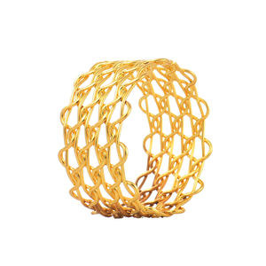 Anneaux de serviette en métal argenté de luxe de conception européenne, en gros, personnalisés, en stock, nouveaux, faveurs de mariage, anneau de serviette rond en métal noir - Product Image 4