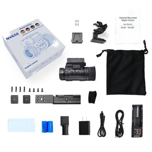 Monoculaire de vision nocturne numérique infrarouge NVG50 avec écran OLED, WiFi et capteur CMOS 2.5K pour faible luminosité, fixation mains libres sur la tête, 2K Ul - Product Image 4