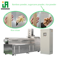 Ligne de production entièrement automatique de pailles à boire jetables en paille de riz naturelle pure et comestible