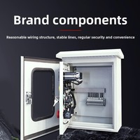 Armoire de commande de pompe à eau électrique à commande unique, panneau de distribution d'équipement hydraulique efficace