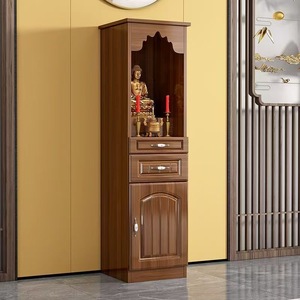 <strong>Altar</strong> for Worshipping Guan Yu, Guanyin, and the God of Wealth, As Well As a <strong>Cabinet</strong> for Storing Sacred Items - Product Image 4