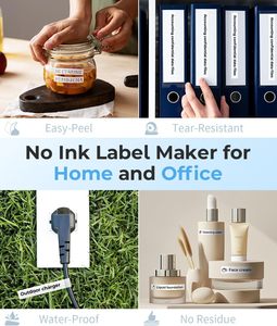 Phomemo LT12 mini xách tay truyền nhiệt máy in nhãn có thể sạc lại Bàn Phím cầm tay để in nhãn - Product Image 4