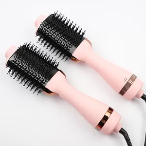 1 1000W Hair Styler Tools Hot Air Brush Professional Straightener Comb Hair Brush Blow Dryer With Comb For Styling And Drying