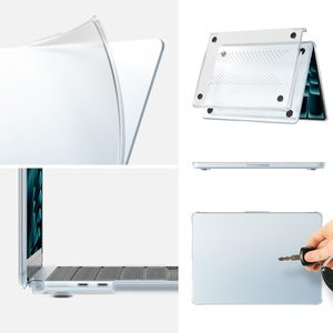 Étui de protection transparent fin à clipser pour MacBook <span class=keywords><strong>Air</strong></span> 13.6 M2 M3 M4 M5 A2681/A3113/A3240/A3499 Coque transparente pour ordinateur portable - Product Image 6