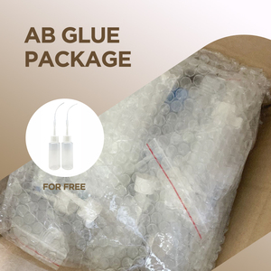 Produzione cinese liquido chiaro colla AB rapida polimerizzazione Trim tappo incollato canale lettera segni colla - Product Image 2