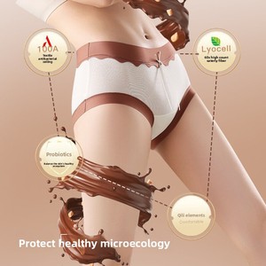 Slip Donna Comfort Antibatterico Senza Cuciture a Vita Media, Alta Elasticità, Serie Colori Morandi, Copertura Anca, in Tessuto 7A Lactate - Product Image 1