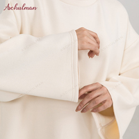 Aschulman Personnalisé Dernier Modèle Pull Musulman Brodure Islamique Logo Ensemble Jupe Pull OEM/ODM Modeste Ensemble 2 Pièces
