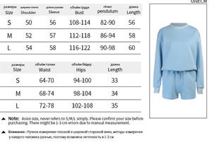 Sweat-shirt oversize en coton éponge français Ensemble de shorts de survêtement pour femme - Product Image 5