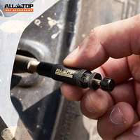 Kit Katup Penguras Ban Otomatis ALL-TOP yang Dapat Disesuaikan (10-30 PSI) 8 Buah Alat Pengurang Tekanan Udara Ban Model Sekrup untuk Offroad 4x4