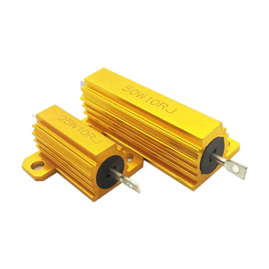 Bonens 50 watts 50 W 50 <span class=keywords><strong>ohm</strong></span> 50R vỏ nhôm điện trở <span class=keywords><strong>5</strong></span>% rx24 điện trở Vàng công suất cao - Product Image 2