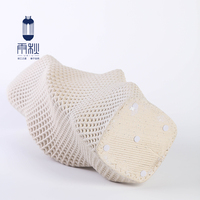 Vase en céramique de Jingdezhen, vente en gros, imprimé en 3D, motif nid d'abeille creux, support de fleurs minimaliste, ornement de bureau, récipient à fleurs
