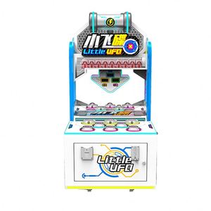 Máquina de Juegos Arcade Interactiva Comercial con Temática de Little UFO de Ninix, Colorida, con Luces de Neón Vibrantes, de Metal y Acero Inoxidable - Product Image 4